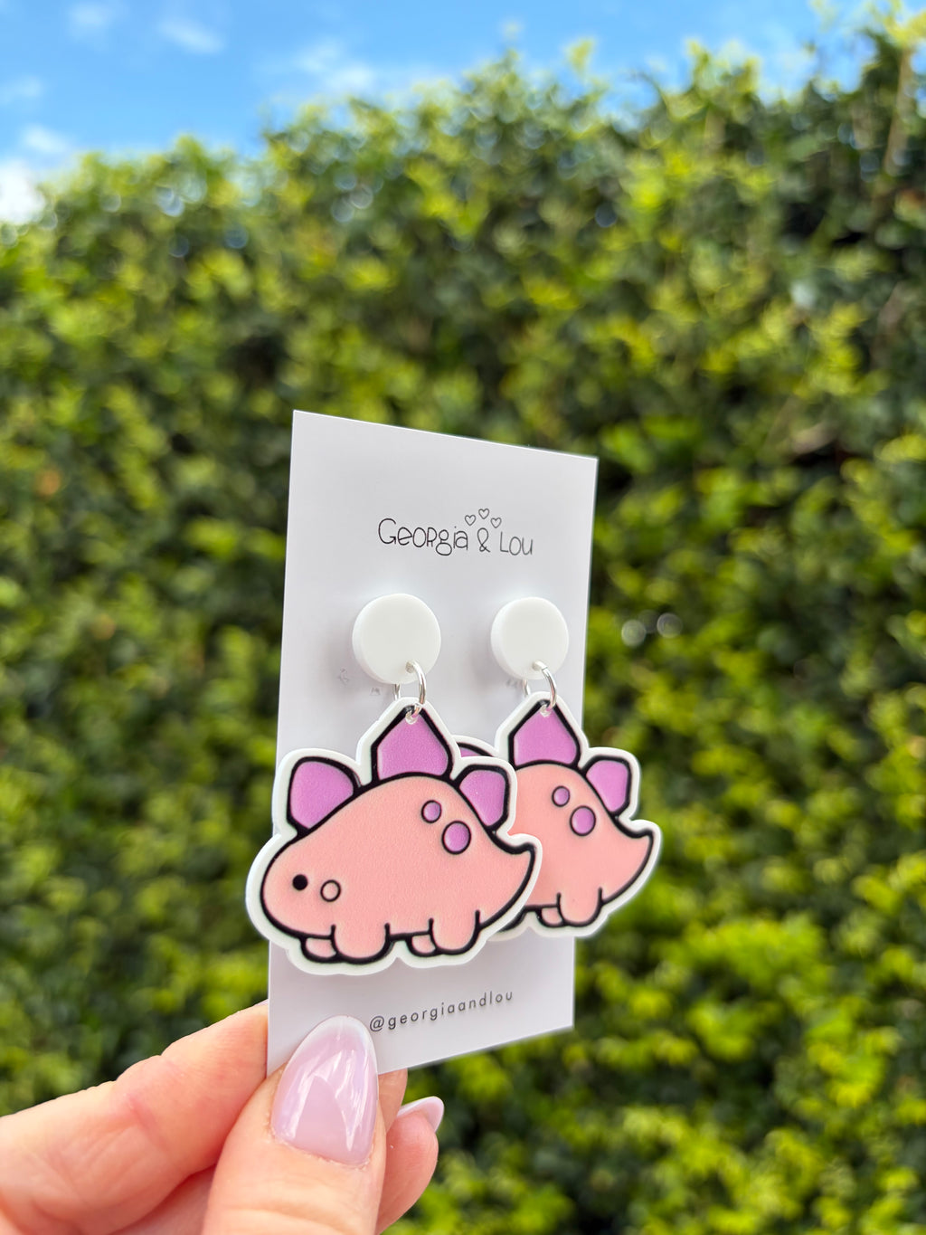 Stegosaurus Earrings