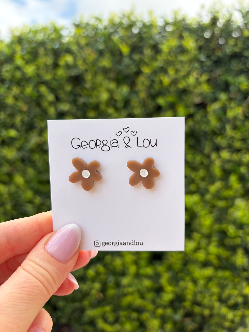 Organic Flower Studs