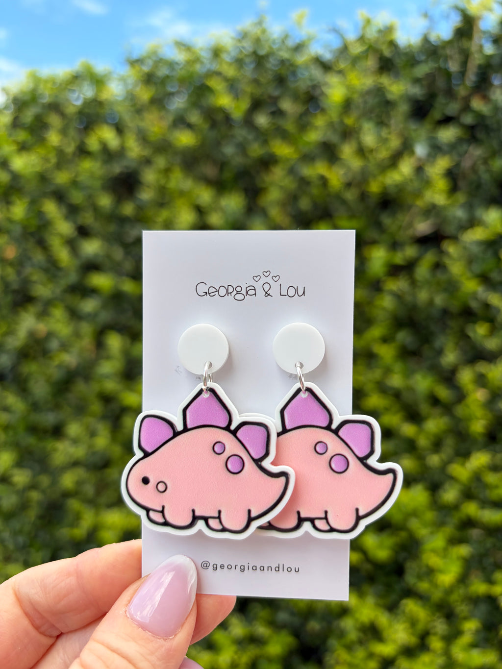 Stegosaurus Earrings
