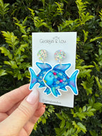 Rainbow Fish Earrings