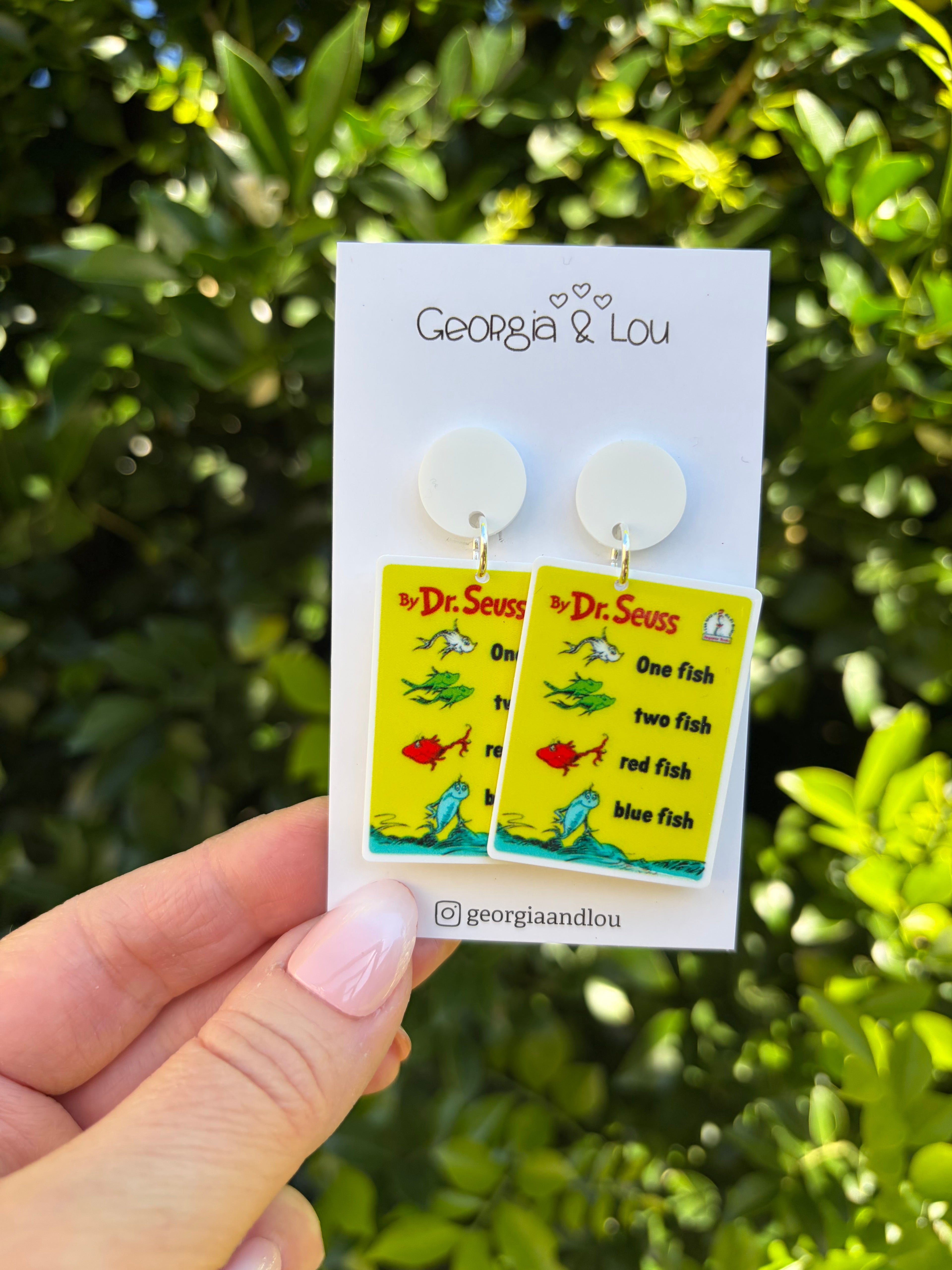 Red Fish, Blue Fish Earrings