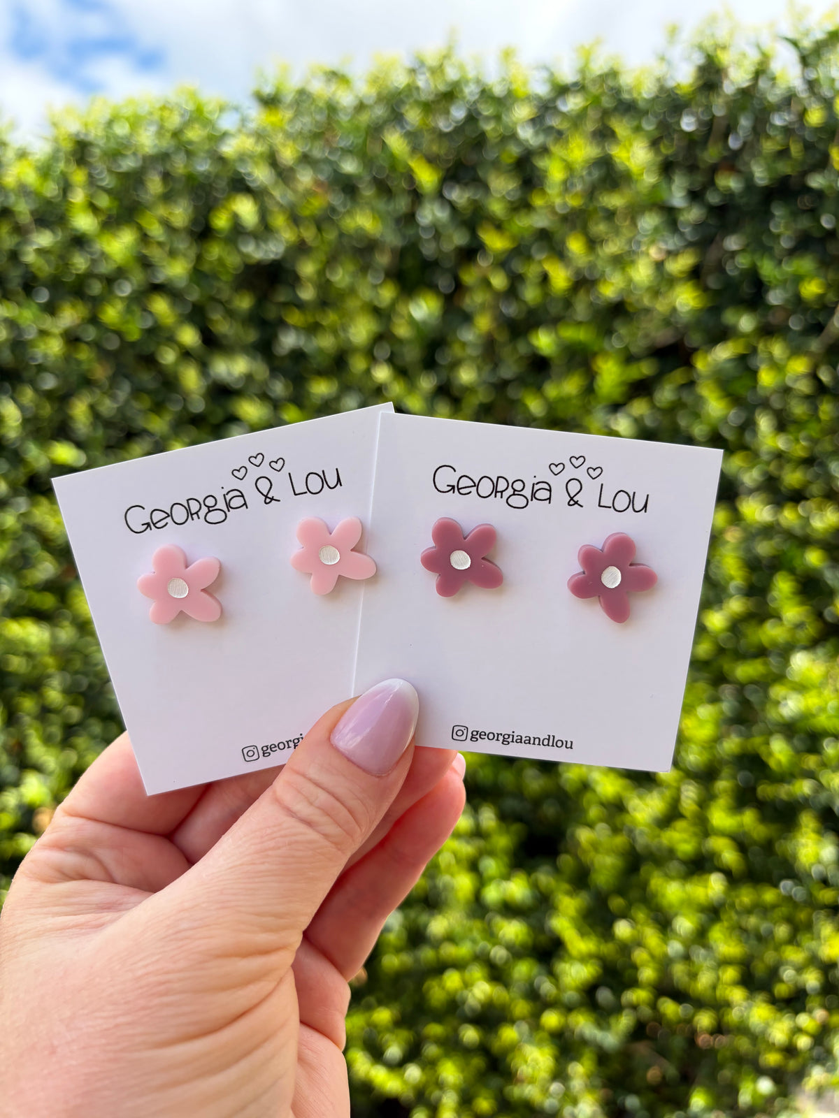 Organic Flower Studs