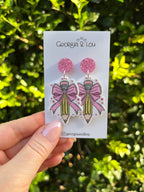 Bow-tiful Pencil Earrings