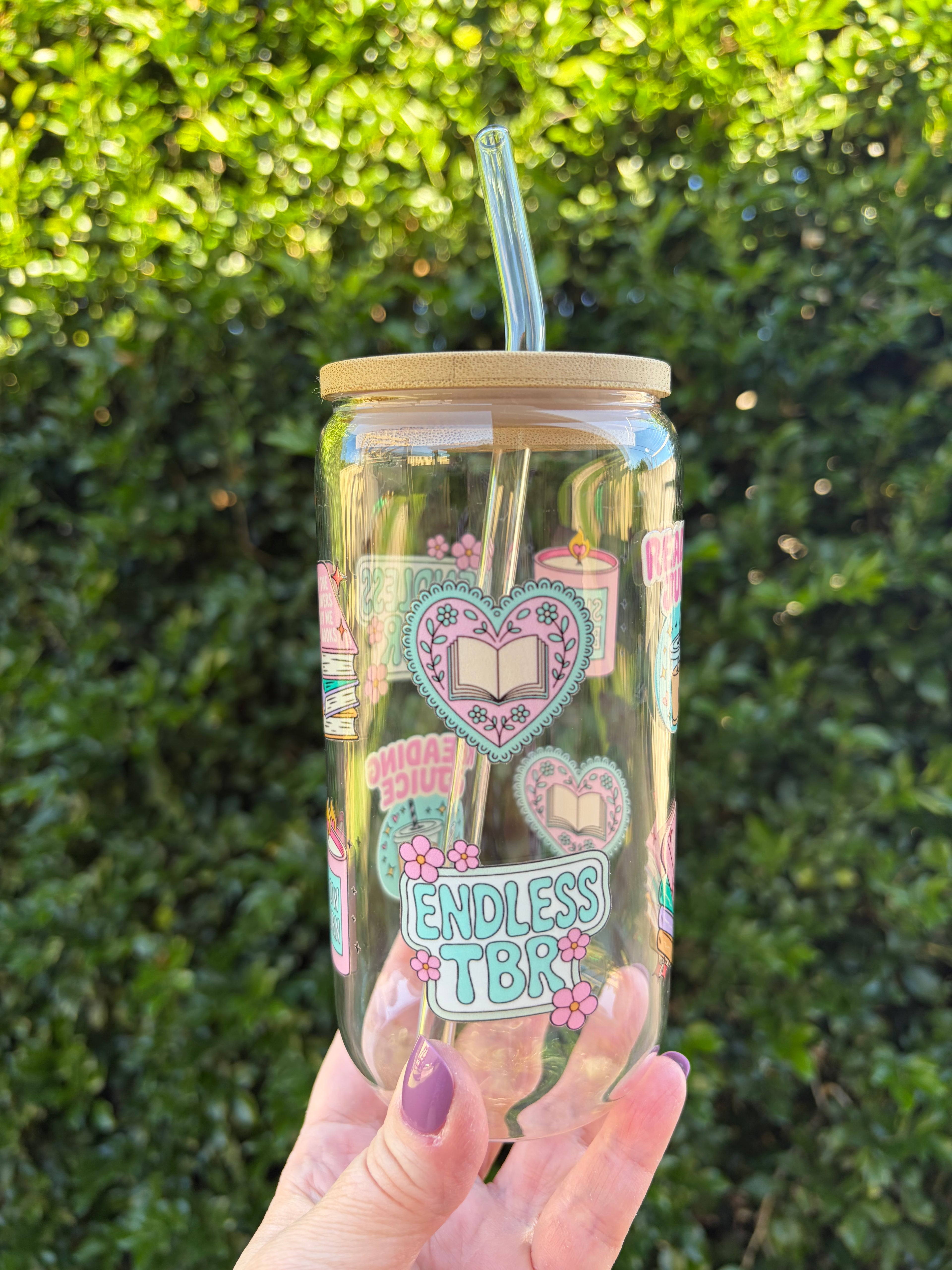 Reading Juice Glass Tumbler
