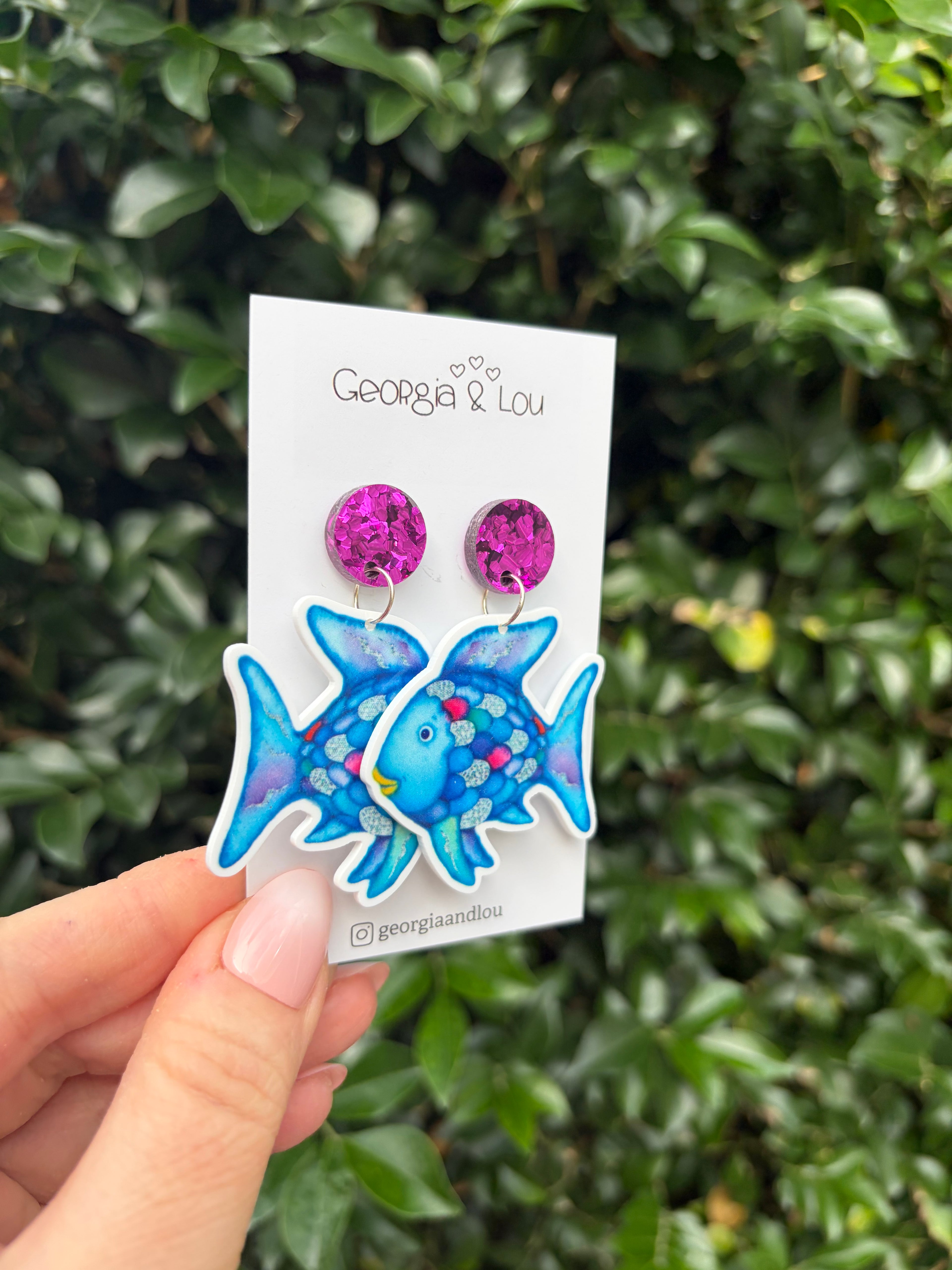 Rainbow Fish Earrings