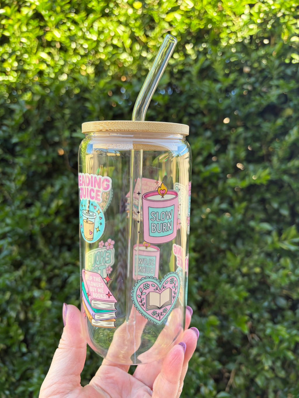 Reading Juice Glass Tumbler