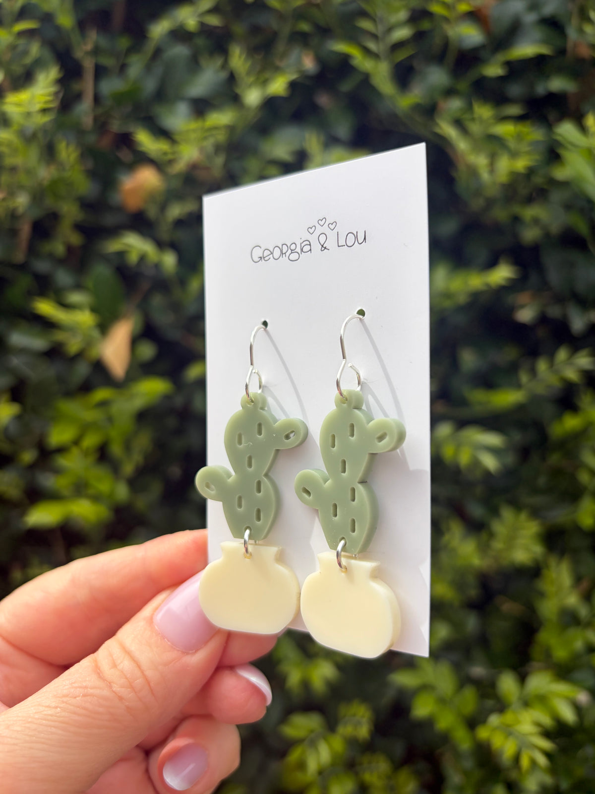 Desert Bloom Cactus Earrings