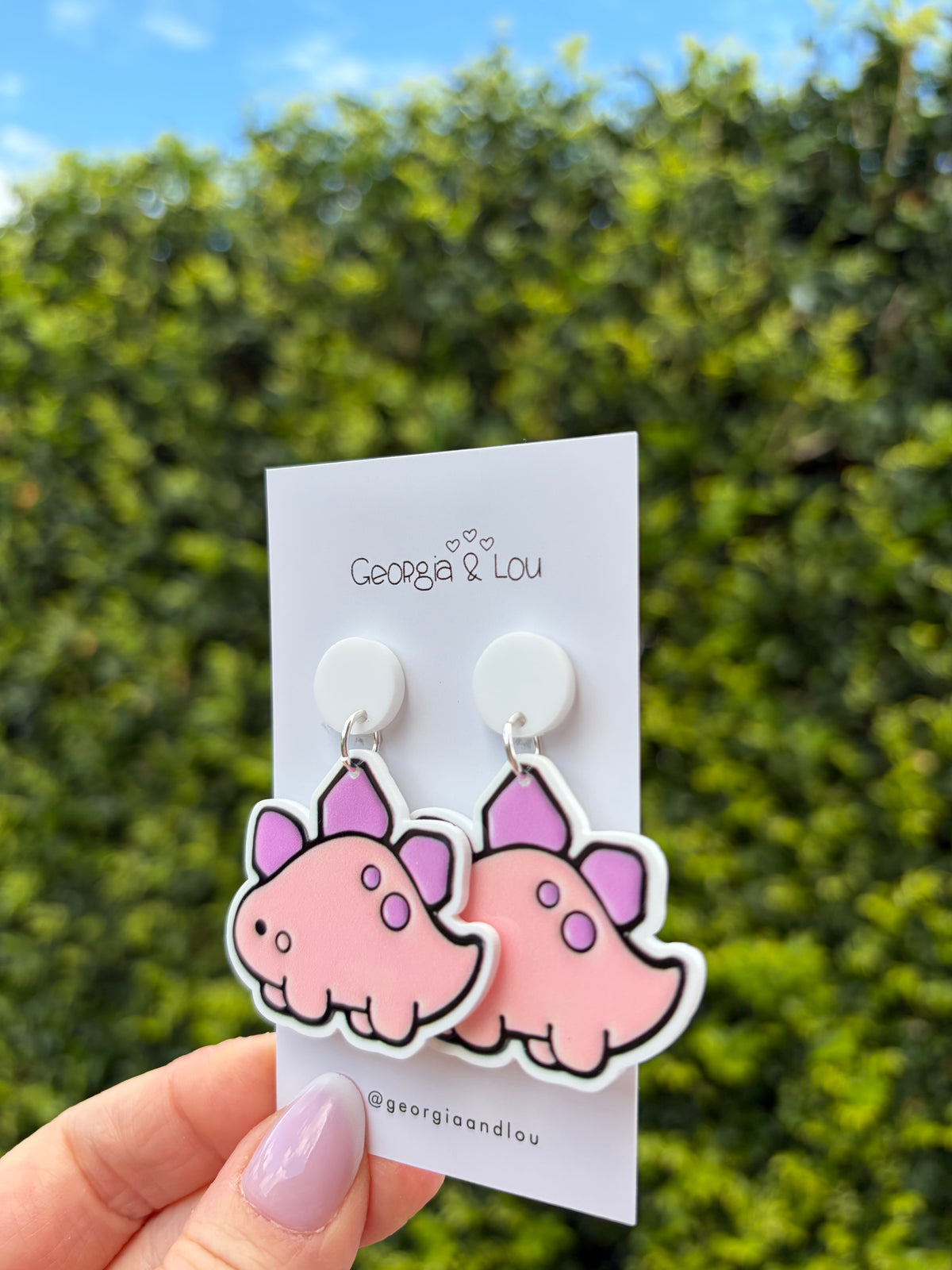 Stegosaurus Earrings
