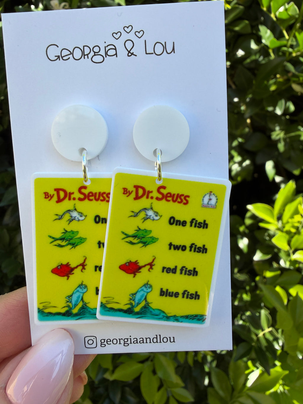 Red Fish, Blue Fish Earrings