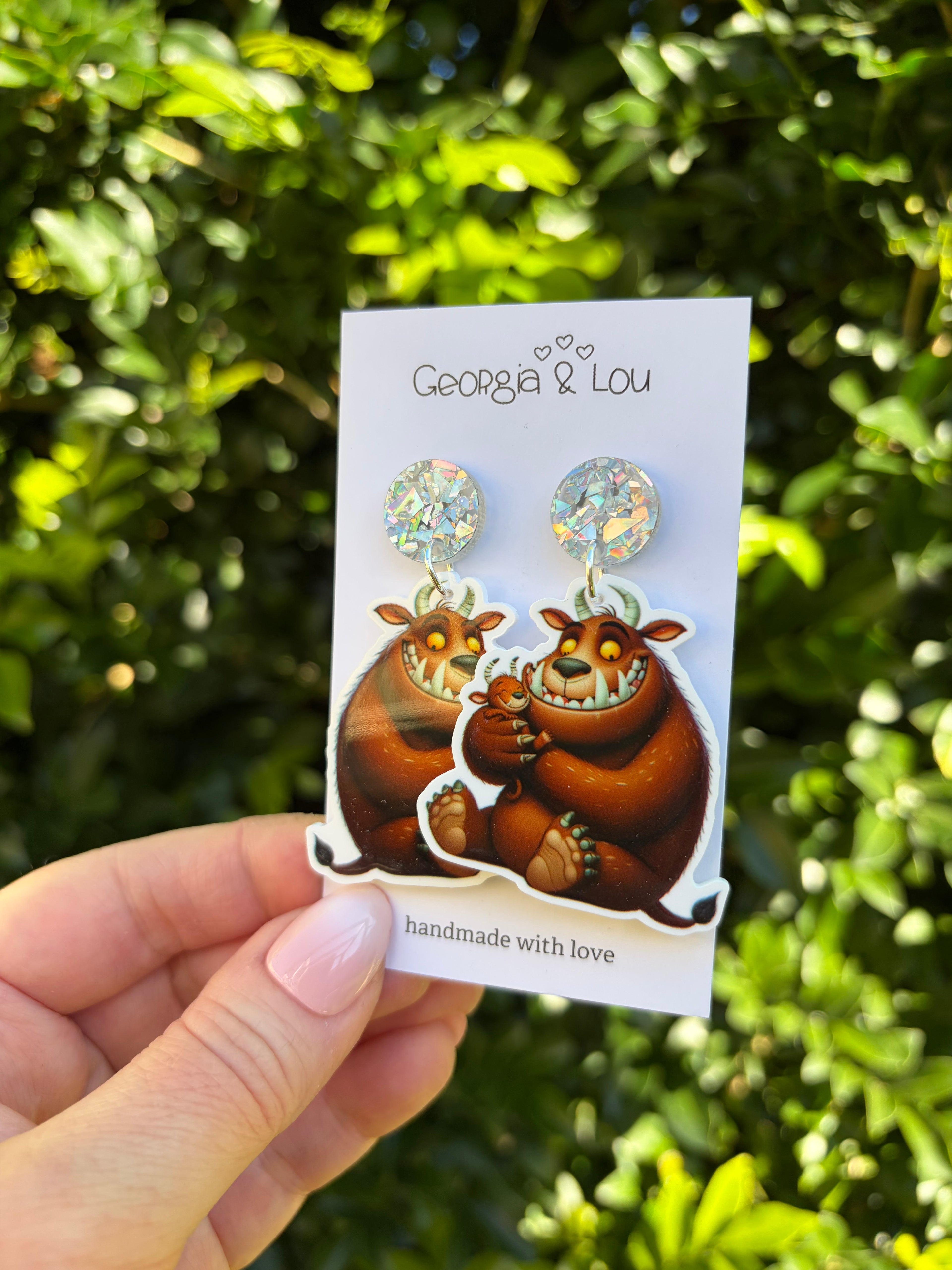 Gruffalo Inspired Earrings