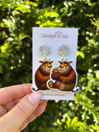 Gruffalo Inspired Earrings