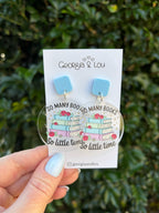 So Many Books So Little Time Earrings