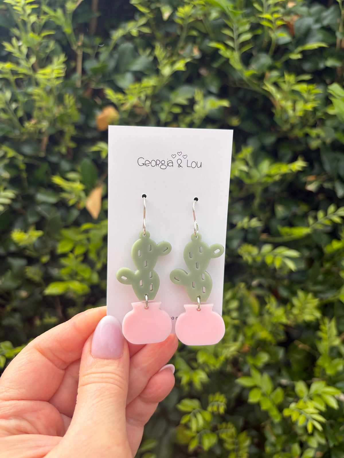 Desert Bloom Cactus Earrings