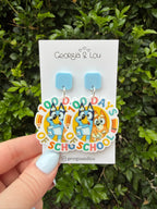 100 Days of School Earrings