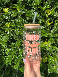 Tired Teacher Club Tumbler