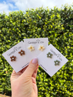 Organic Flower Studs