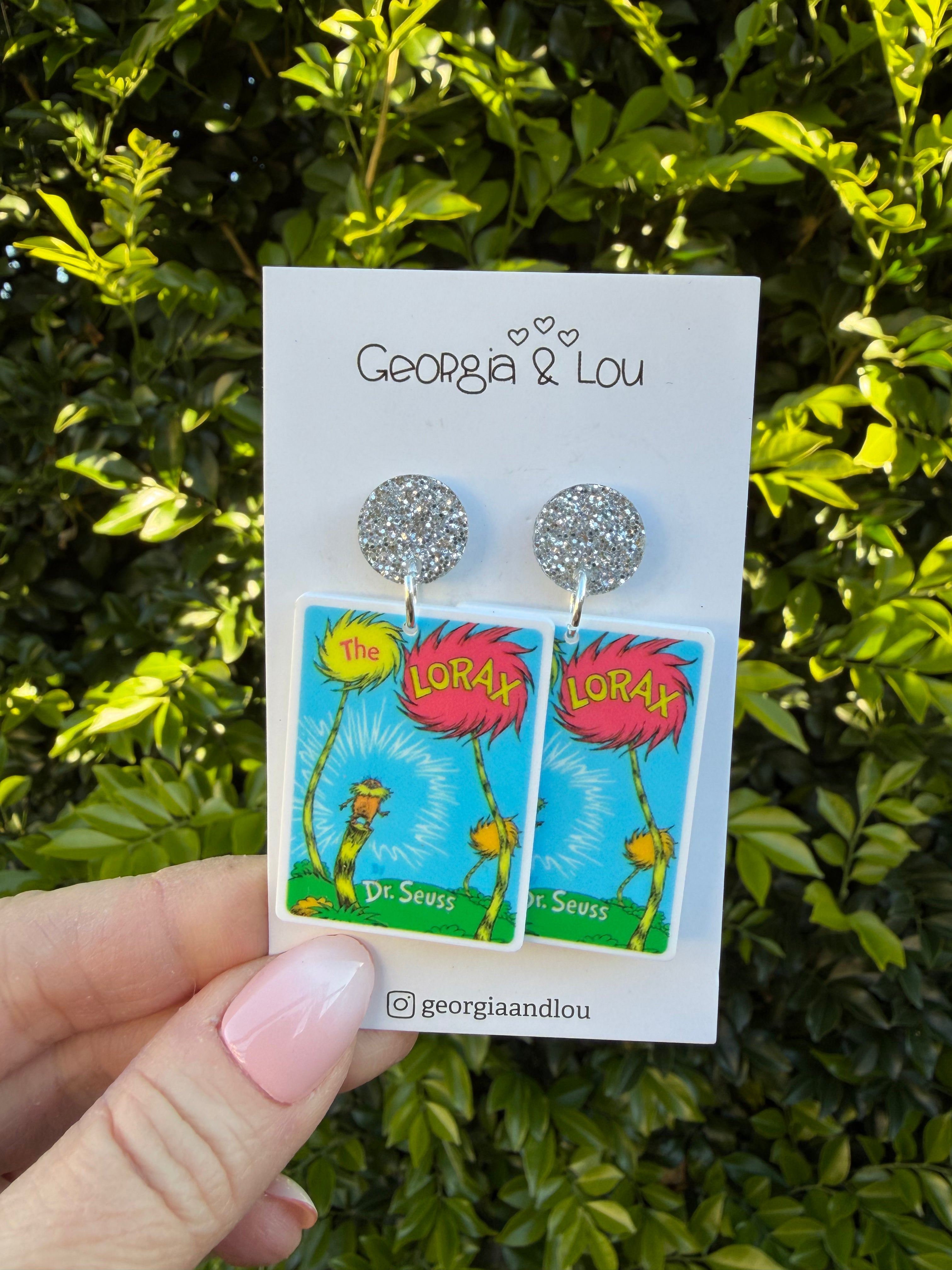 Lorax Inspired Earrings 2