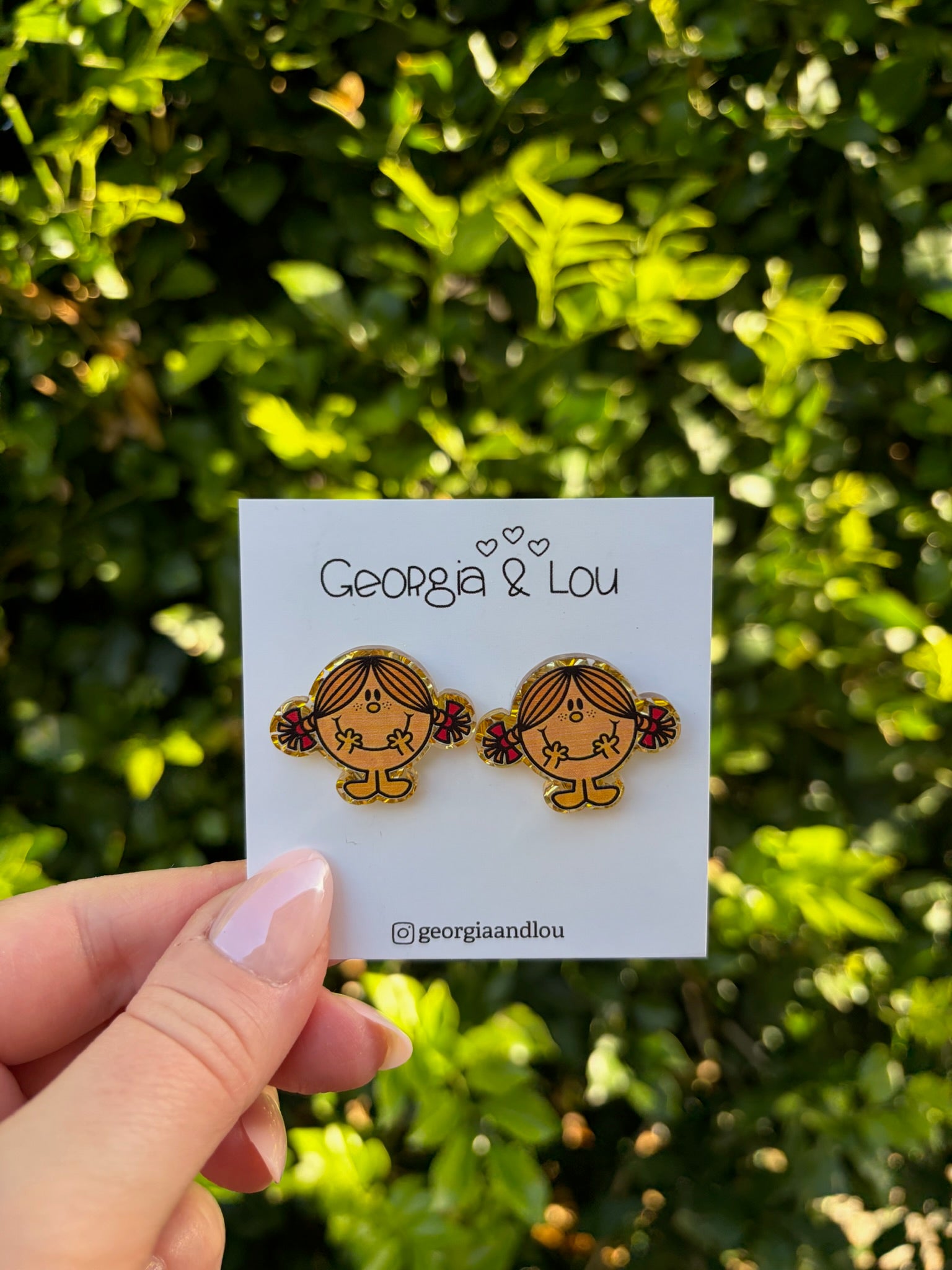 Miss Inspired Character Stud Earrings
