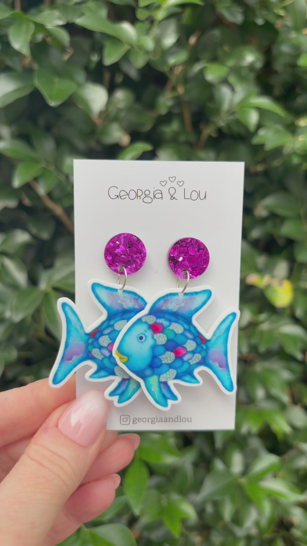 Rainbow Fish Earrings