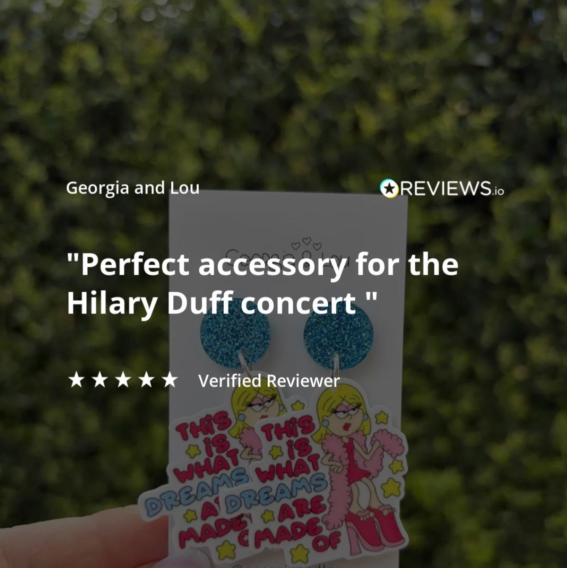 Customer review graphic